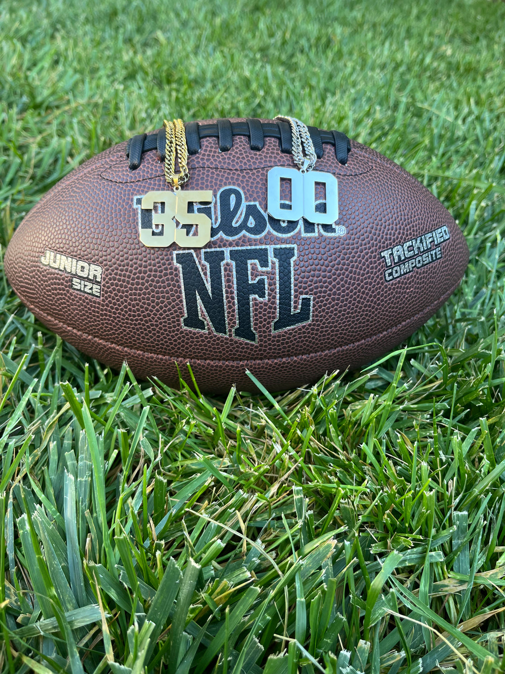 Custom Silver Number Pendant