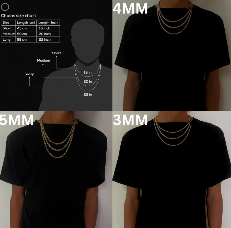 Unbreakable Rope Chain [Silver]